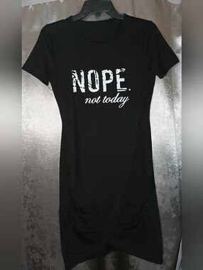 Nope Not Today Dress Shein Brand Size Medium